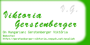 viktoria gerstenberger business card